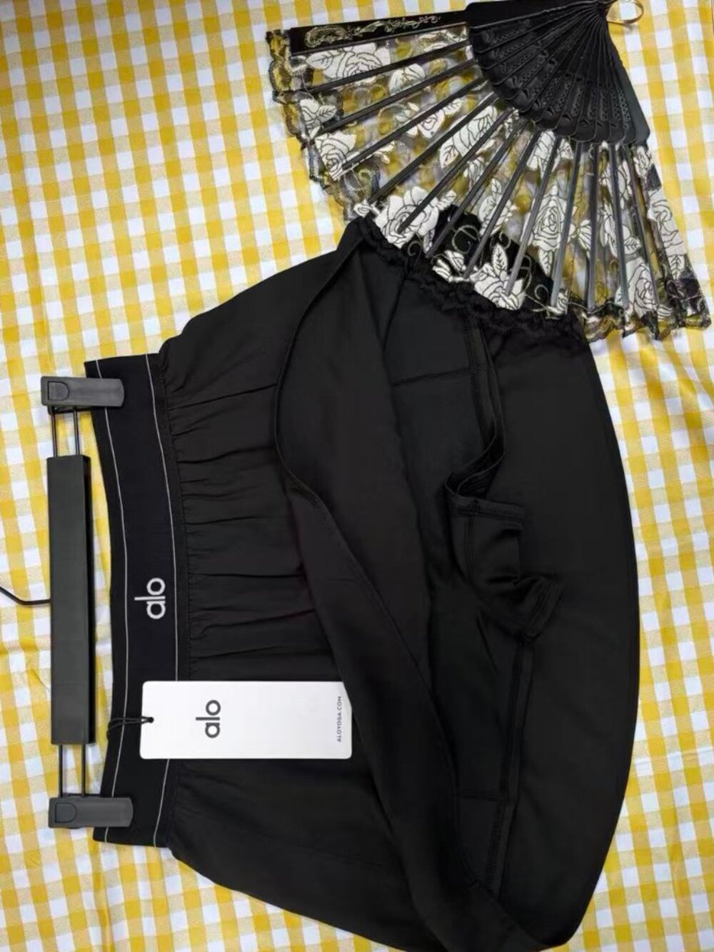 🏌️‍♀️🏌️‍♀️ALO Yoga Match Point Sporty Mini Skirt Versatile Black - Picture 3 of 8